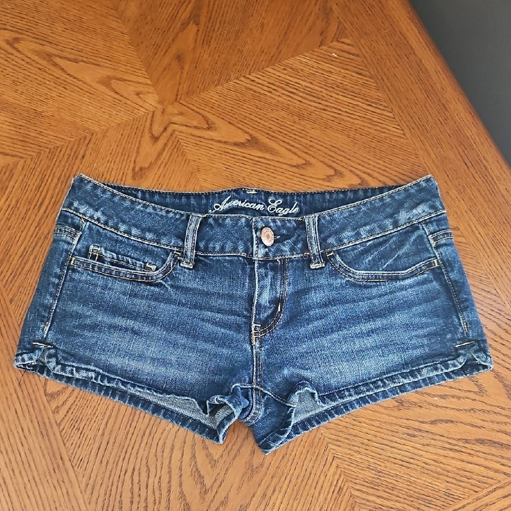 American Eagle Outfitters Women's Blue Denim Shorts